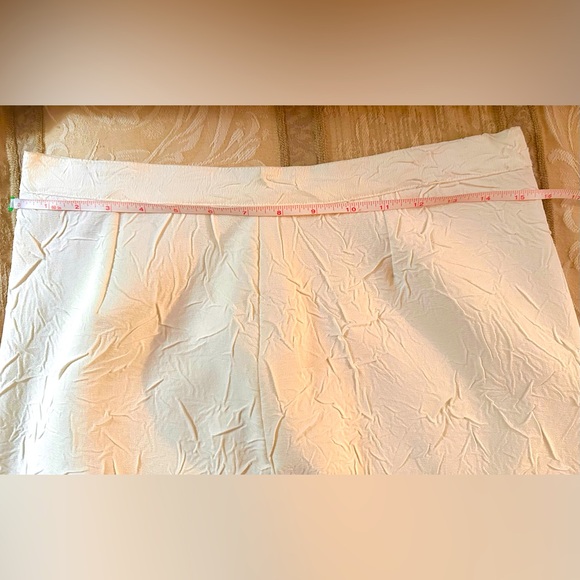 Gianfranco Ferre Italian Skirt, Off White-Rare-Size 30/44 Med-Good Vintage Cond, - Picture 12 of 13